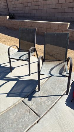 Patio chairs (two)