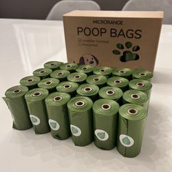 New In Box 360 Count 24 Rolls Scented Dog Pet Poop Bags 13x9 Inch Each Environmental Friendly Bag Cat Pet Dog