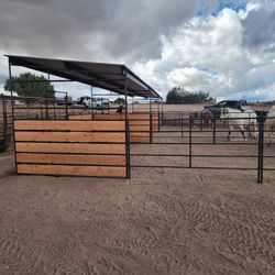 Horse Corral Panels With Wood For Stall
