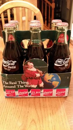 Coca Cola 1990 "around the world" collectible bottles