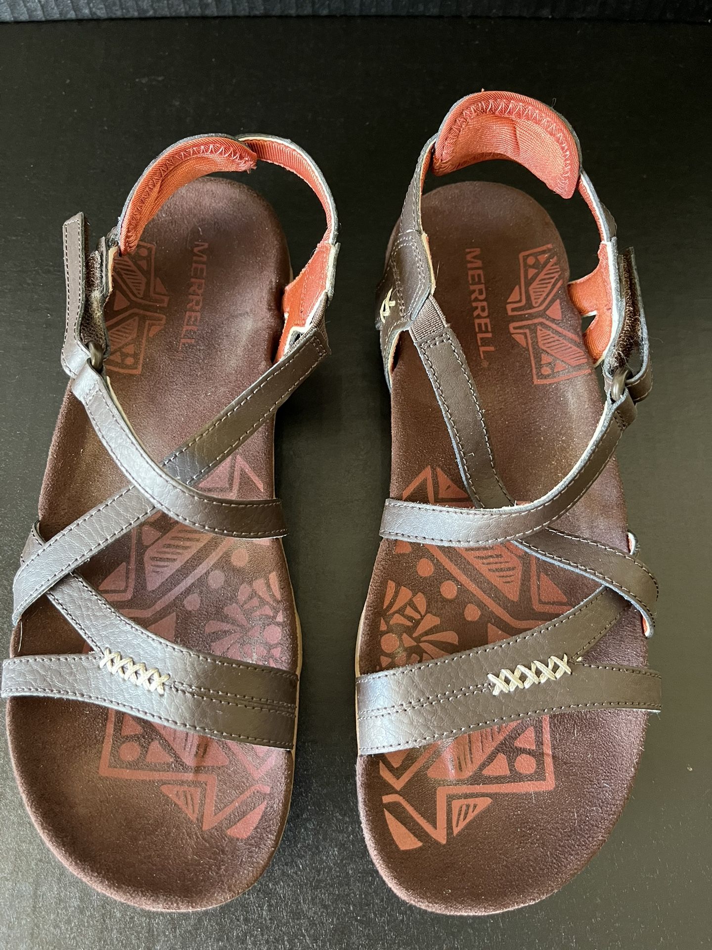 Women’s Merrell Sandspur Cocoa/Rose Leather Sandals 