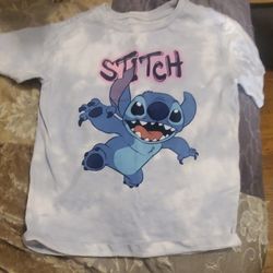 Stitch blue and white tee-shirt xs Kids