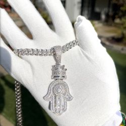 Moissanite Chain Set