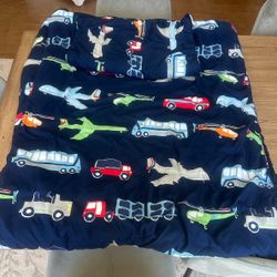 Pottery Barn Kids Transportation Comforter Twin And Sham