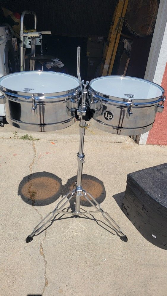 timbales lp with case
