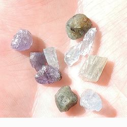 Tanzanite, Emerald, AQUAMARINE Rough Loose Gemstone Lot Geniune Rough Stone 11ct