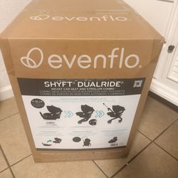 🍼 Evenflo Shyft DualRide Infant Car Seat & Stroller Combo – BRAND NEW & SEALED 