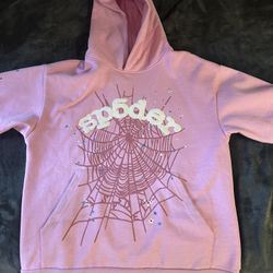 Sp5der Hoodie Pink