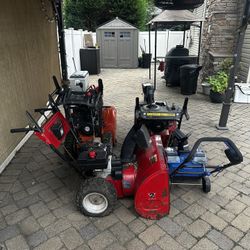 Snow Blowers For Sale Great Condition Sold Individual Or A Package Deal 