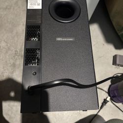 Samsung PS-WK450 Wireless Subwoofer Black Home Theater Audio Speaker System 28W