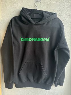 Tyler, The Creator Chromakopia hoodie with green 'CHROMAKOPIA' text Size small Cotton & polyester blend