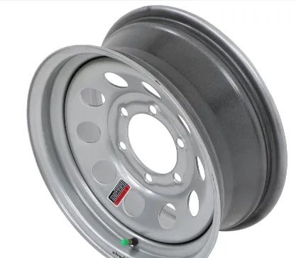 Lionshead Steel Modular Trailer Wheel - 15" x 6" - 6 on 5-1/2 - Silver