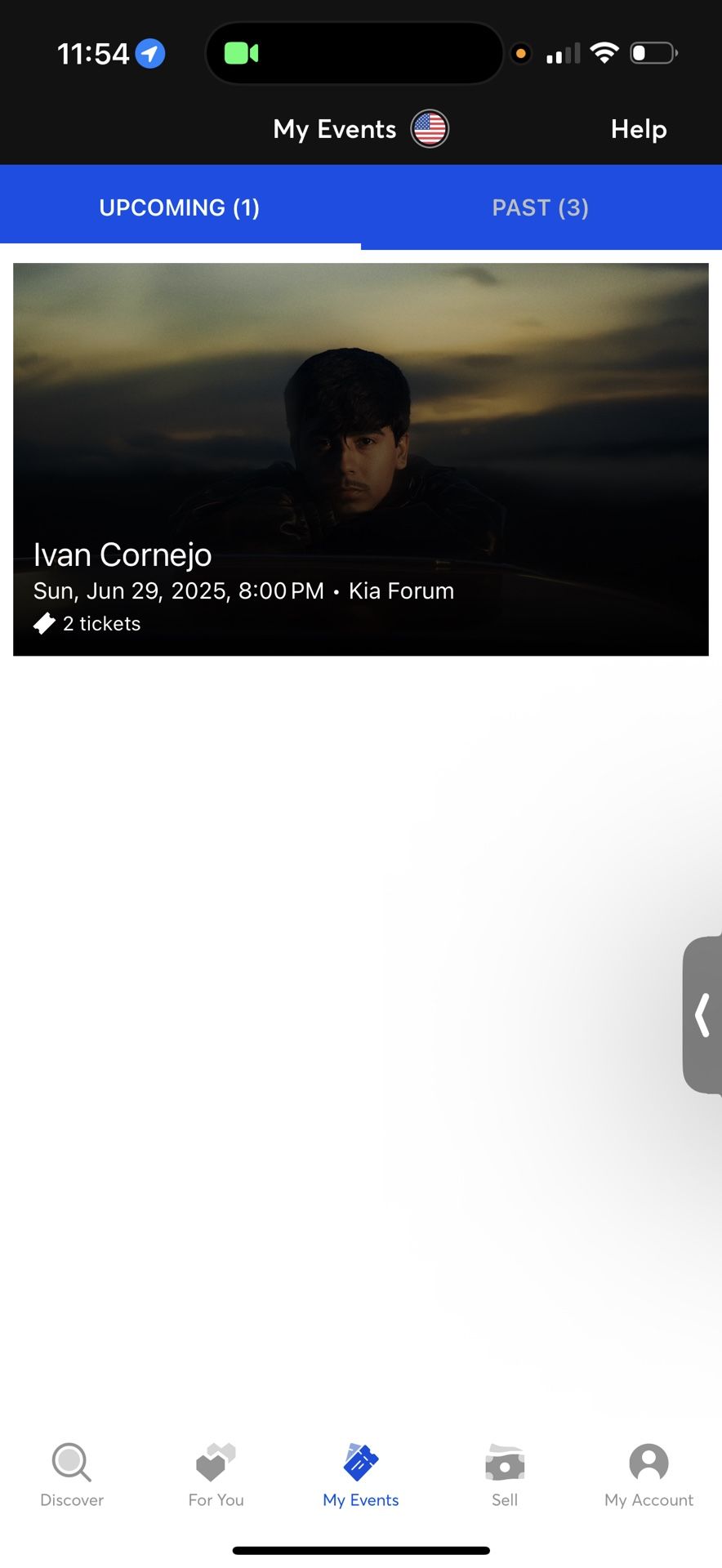Ivan Cornejo Concert Tickets