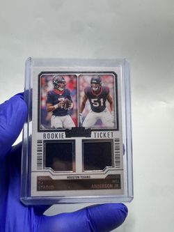 CJ Stroud & Will Anderson Jr RC Patch