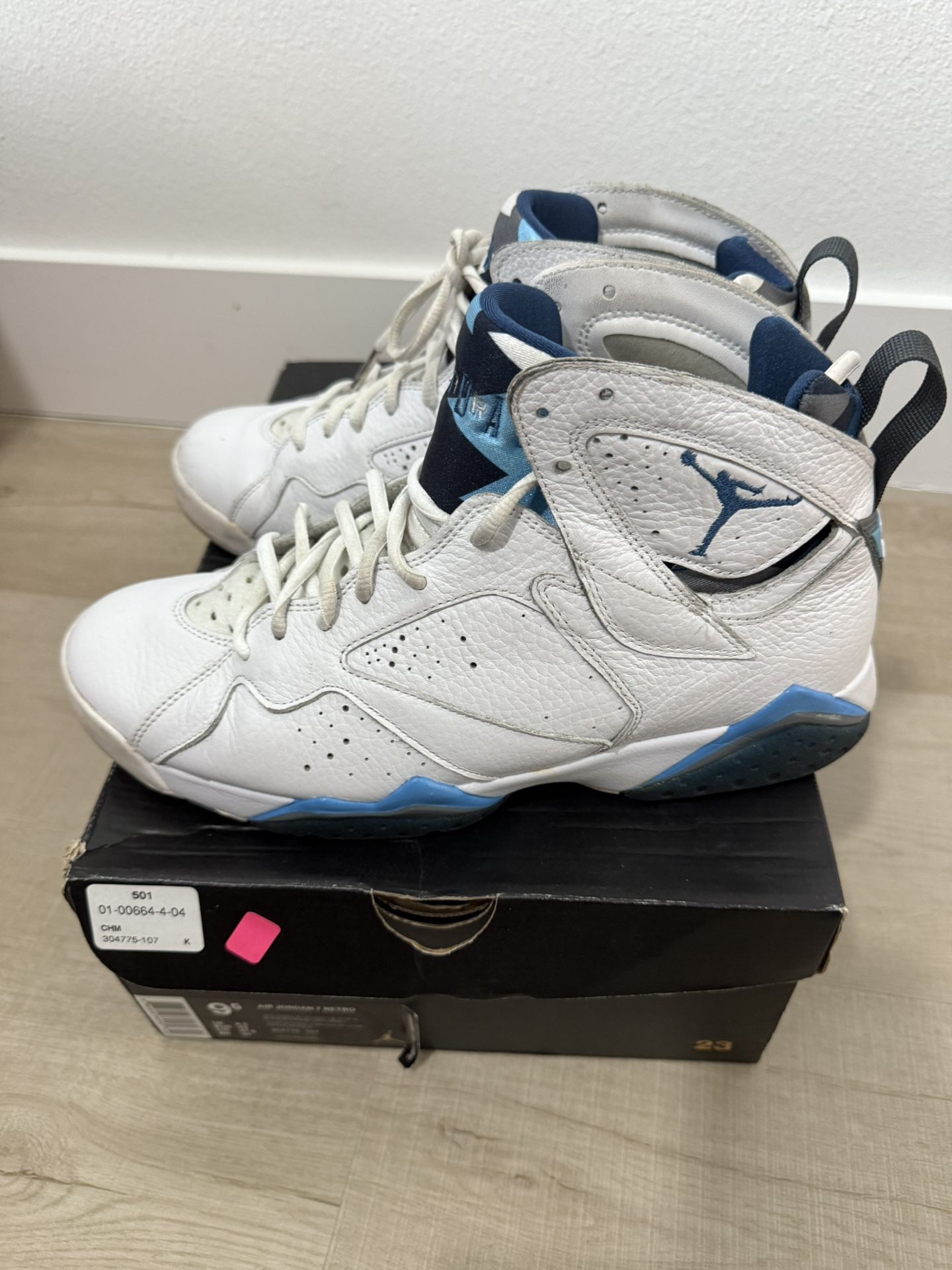 Air Jordan 7 Retro French Blue 2015 Sz 9.5