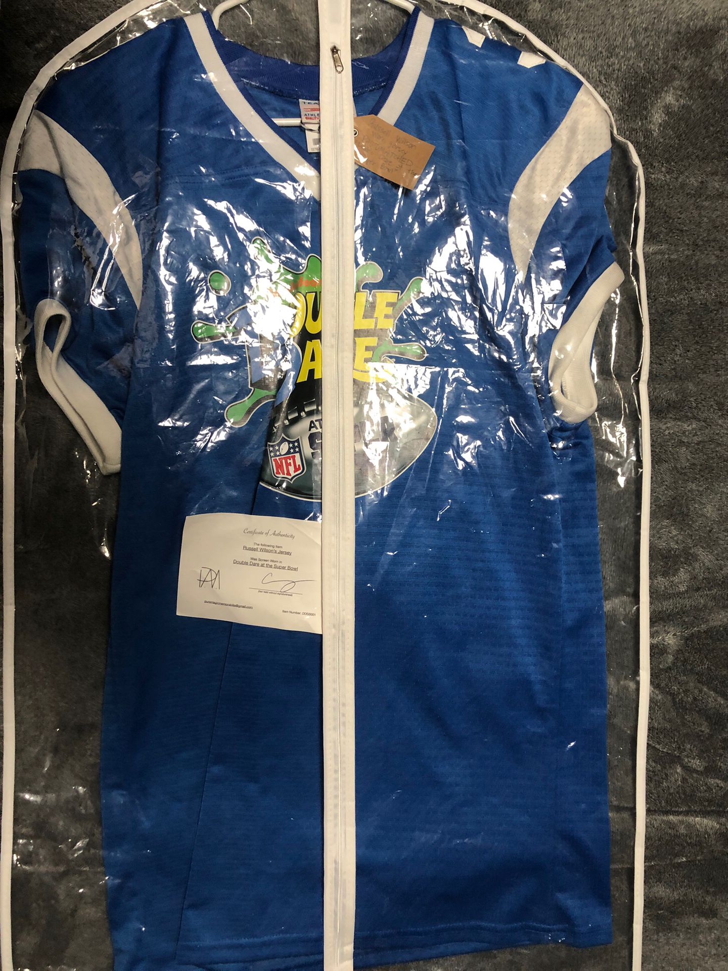 Russell Wilson super bowl jersey nickelodeon jersey