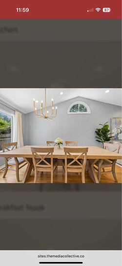 Pottery Barn Farmhouse Dining Table