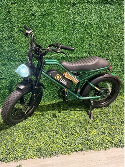 Qlife Electric Bike for Adults/Teens Spark-1800W Peak Motor 20" Fat Tires 20+MPH Electric Dirt Bike, Wh Battery Ebike, Dual Suspension Electri