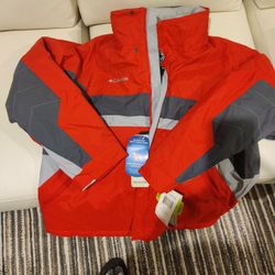 Brand New Columbia Waterproof Mens Winter Jacket. Large Size