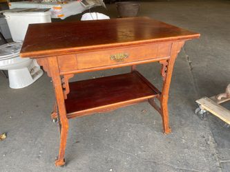 1940s Single Drawer Table