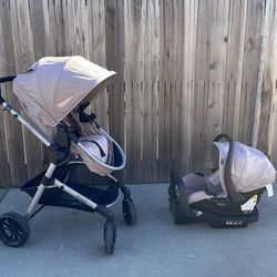 Evenflo Pivot Modular Travel System stroller and car seat