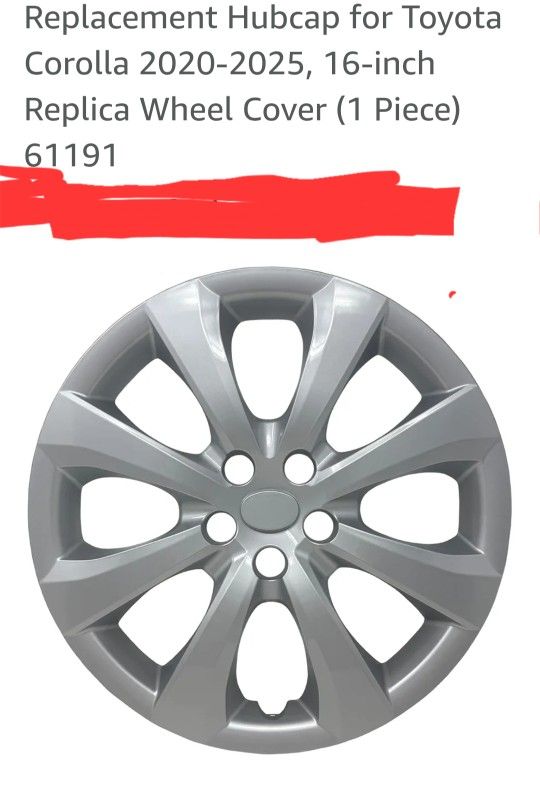 Toyota  Hubcap 2020  Corolla 
