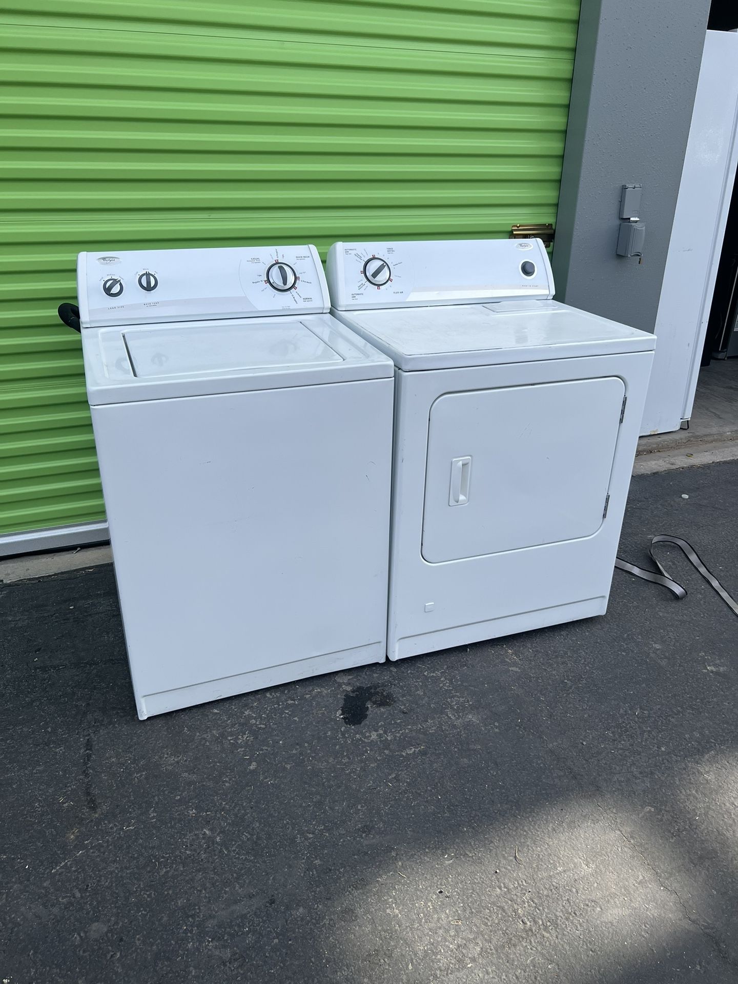 WHIRLPOOL WASHER AND DRYER