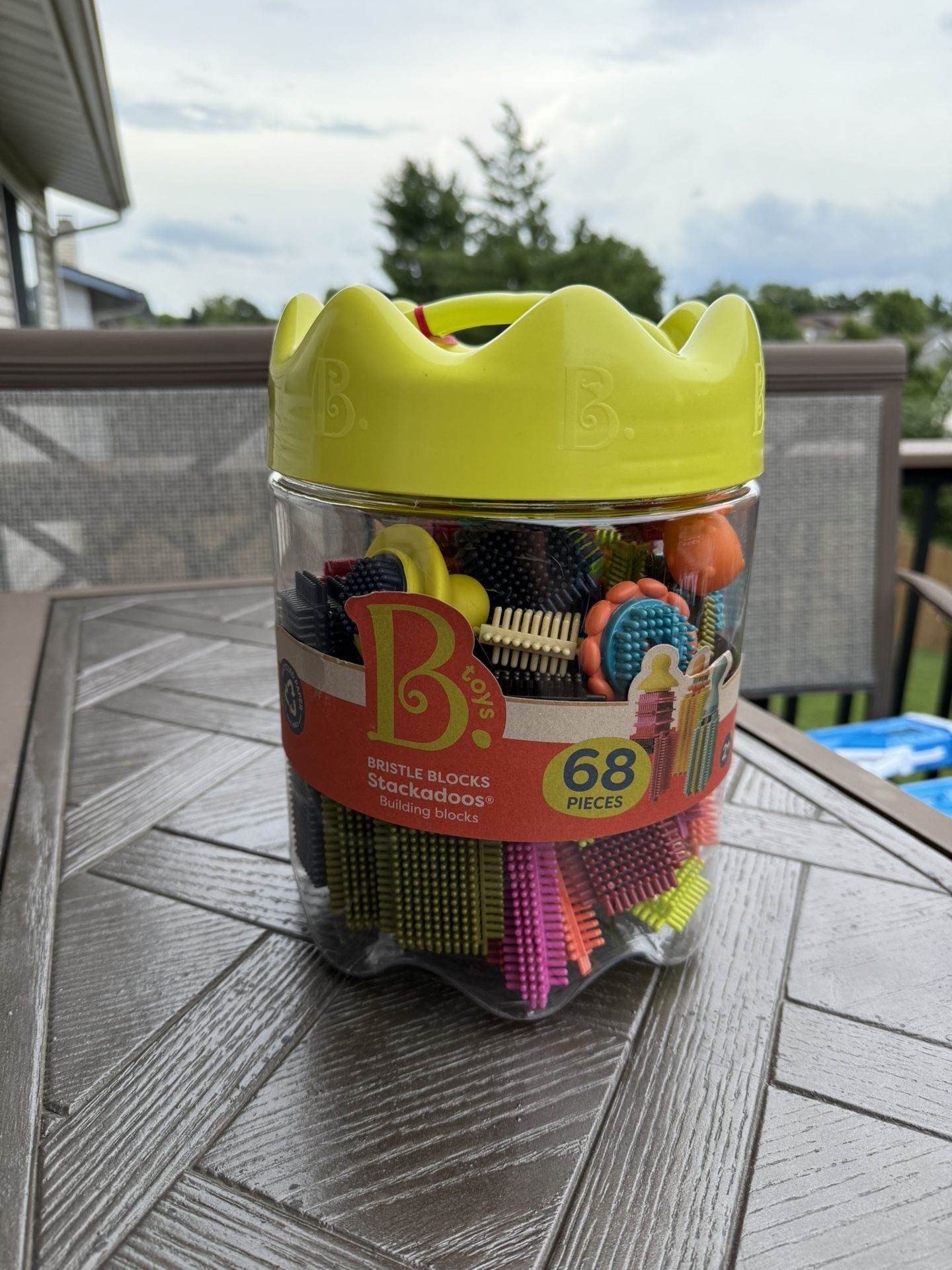 B Toys Bristle Stackadoos building blocks