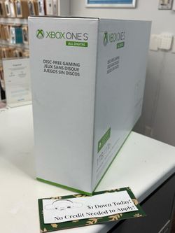 Microsoft Xbox One S - $1 To Take it Home same Day and Pay the Rest later!