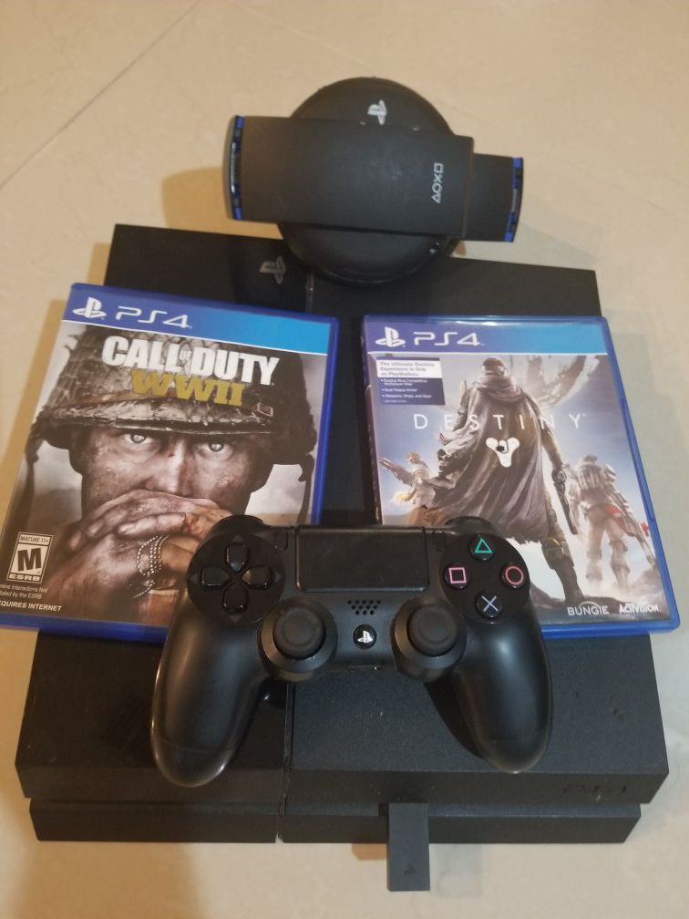 Ps4, headphones and two games!!