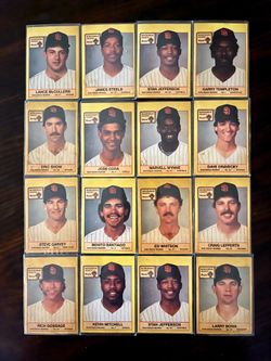 1987 San Diego Padres Bohemian Hearth Bread cards