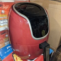 Brand New 3 Quart Red Air Fryers