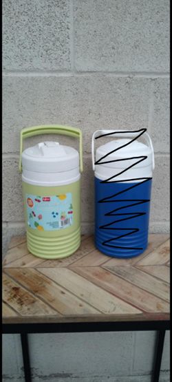 2 Qt cooler jug pickup 2-11 pm rainbow/Charleston cash only read description