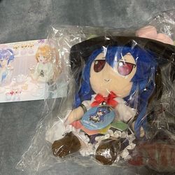 authentic Touhou Project fumofumo Hinanawi Tenshi series 44 Plush/badge
