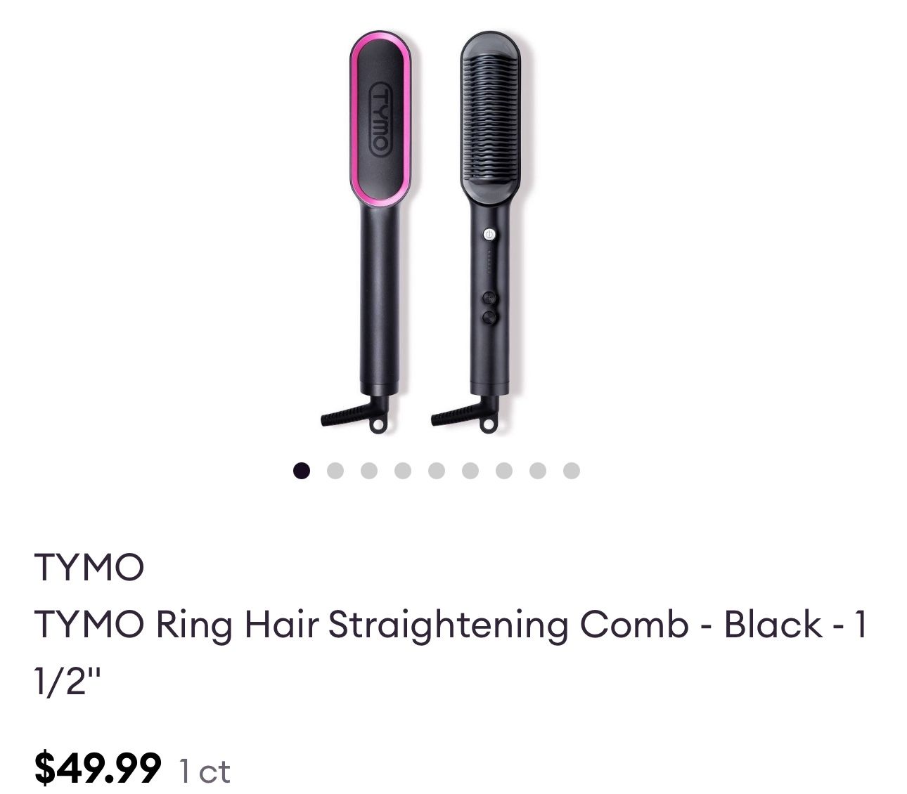 Tymo Ring Hair Straightening Comb