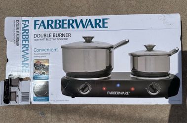 Farberwear Double Burner- Electric Cooktop
