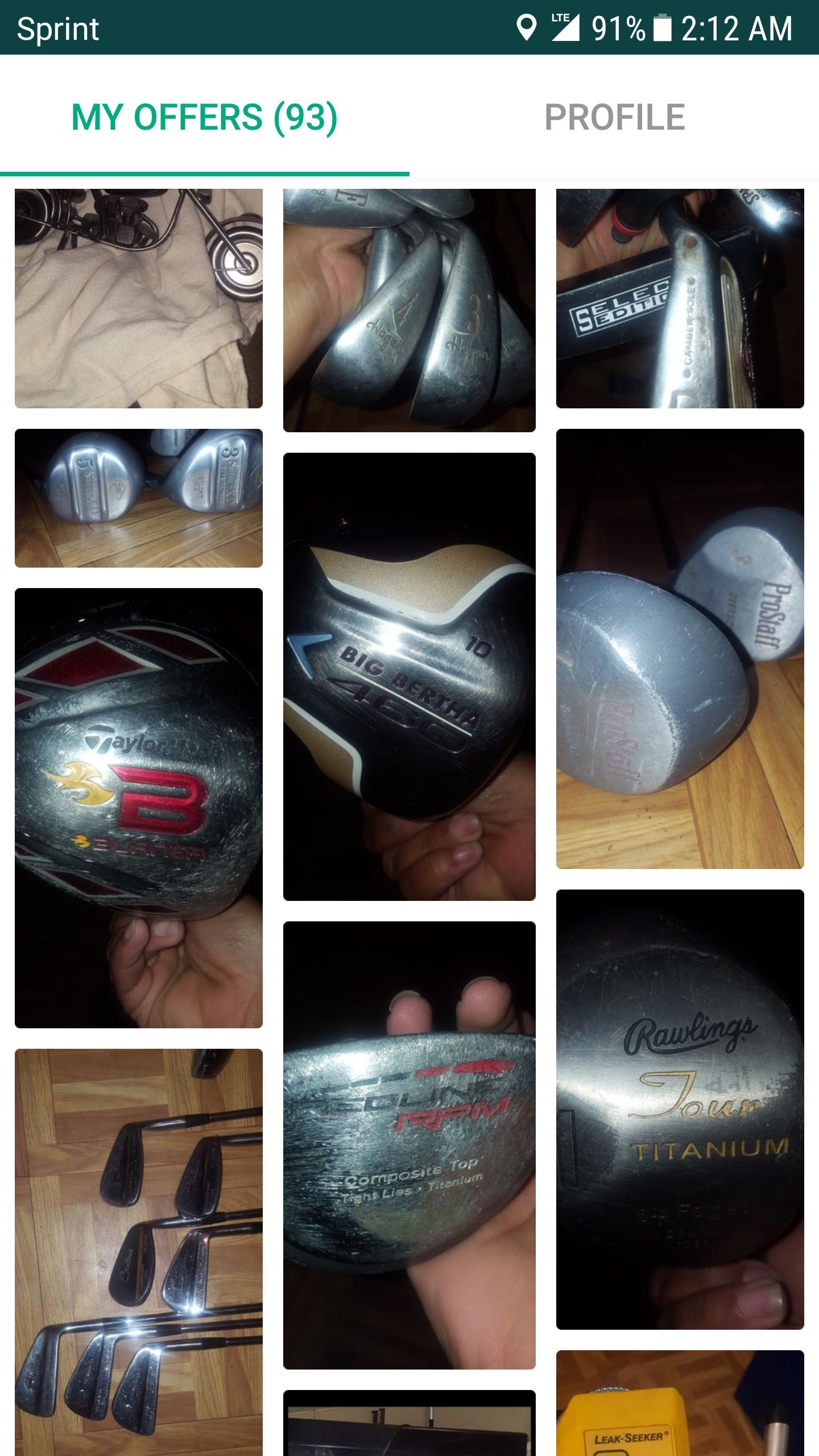 Golf clubs