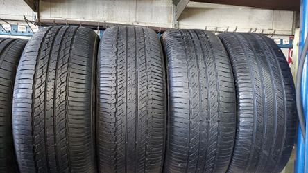 Four good set of slightly use tires for sale 245/55/19