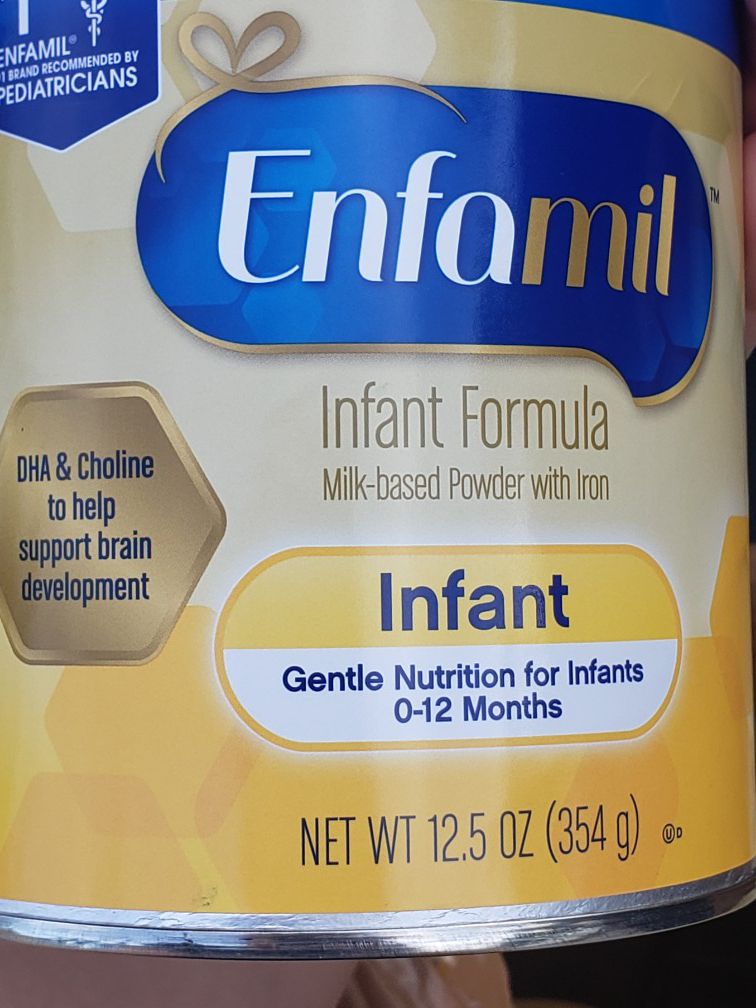4 enfamil baby formula cans exp 10/20