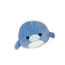 Squishmallows Maeve the Manatee Plush – 3.5” Clip-On Size – Missing Clip – Pre-Owned