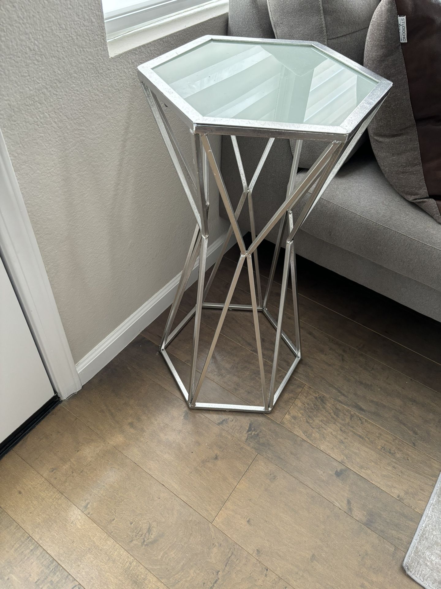Silver End Table