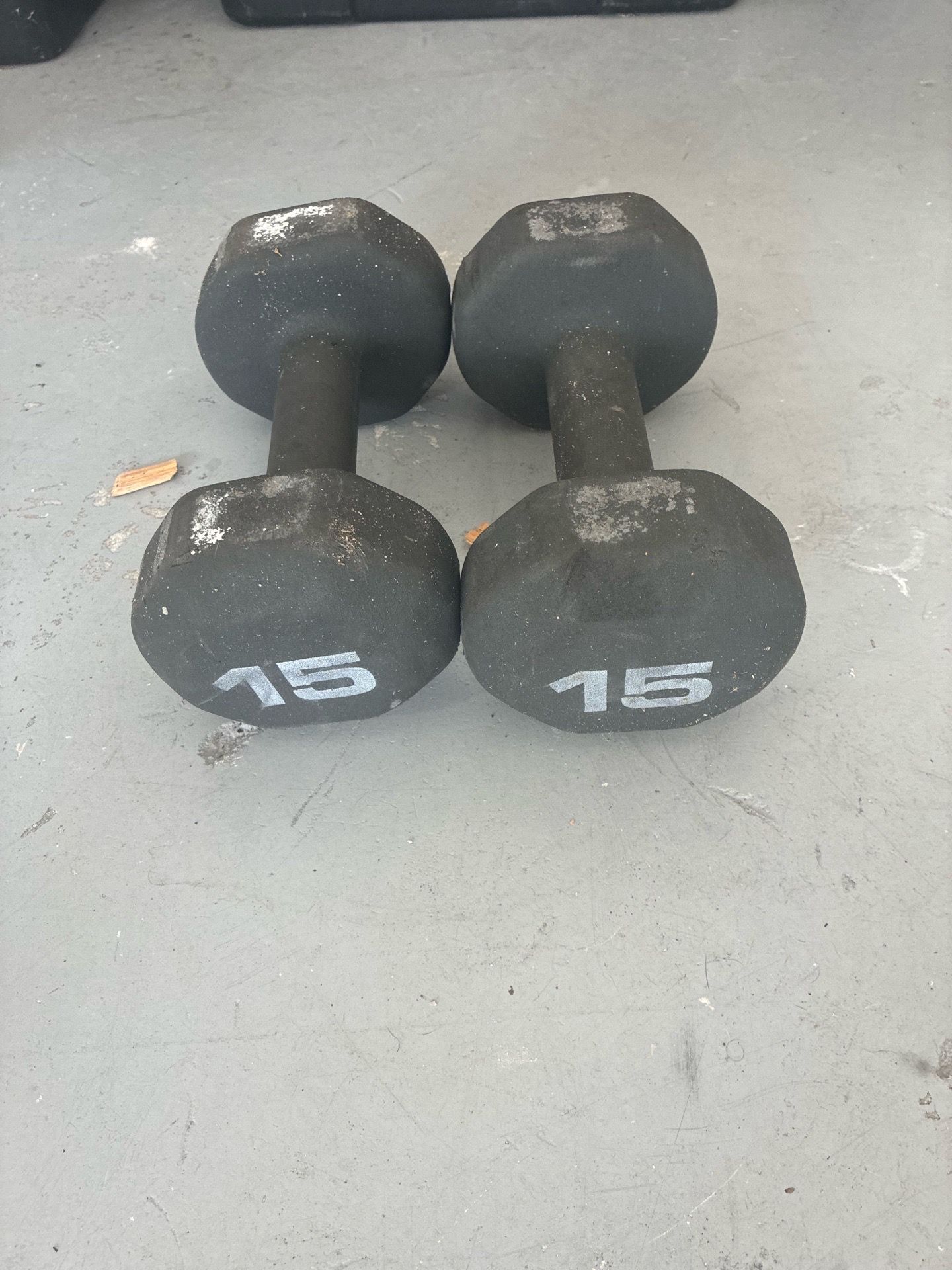 15 pound dumbbells