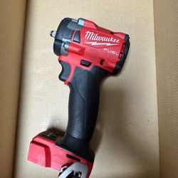 Milwaukee M18 FUEL GEN-3 18V Lithium-lon Brushless Cordless 3/8 in. Compact Impact Wrench with Friction Ring (Tool-Only)