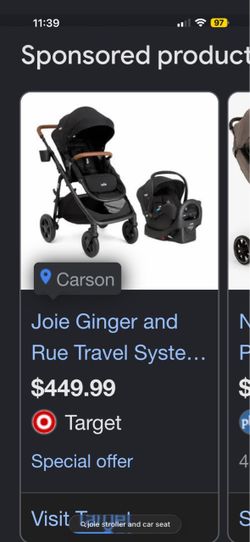 Jolie travel stroller