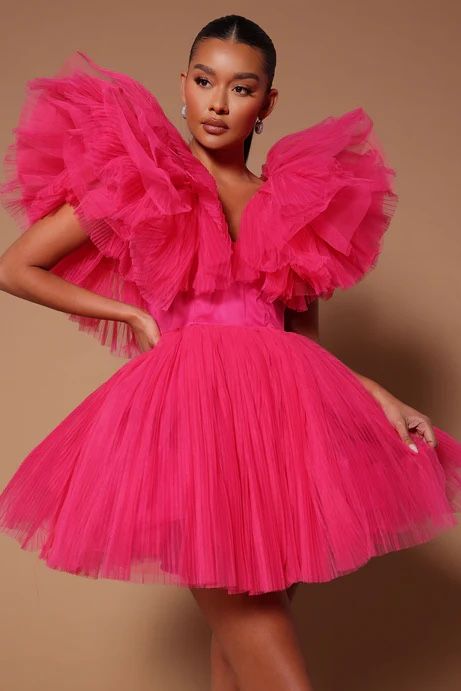 Pink Tulle Dress 