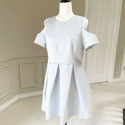 HOST PICK SElle by RW&amp:CO Short Sleeve Mini Cocktail Dress in Baby Blue in
