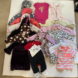 Baby Girl Clothing Bundle 6-9 Months