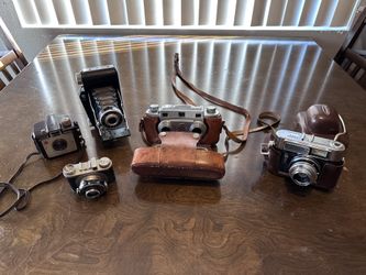 Collection of Rare Vintage Film Cameras 