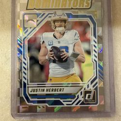 Justin Herbert Dominators Card