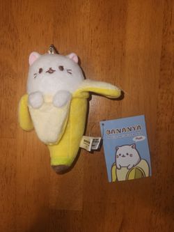 Bananya Mini Cat In Banana Plush